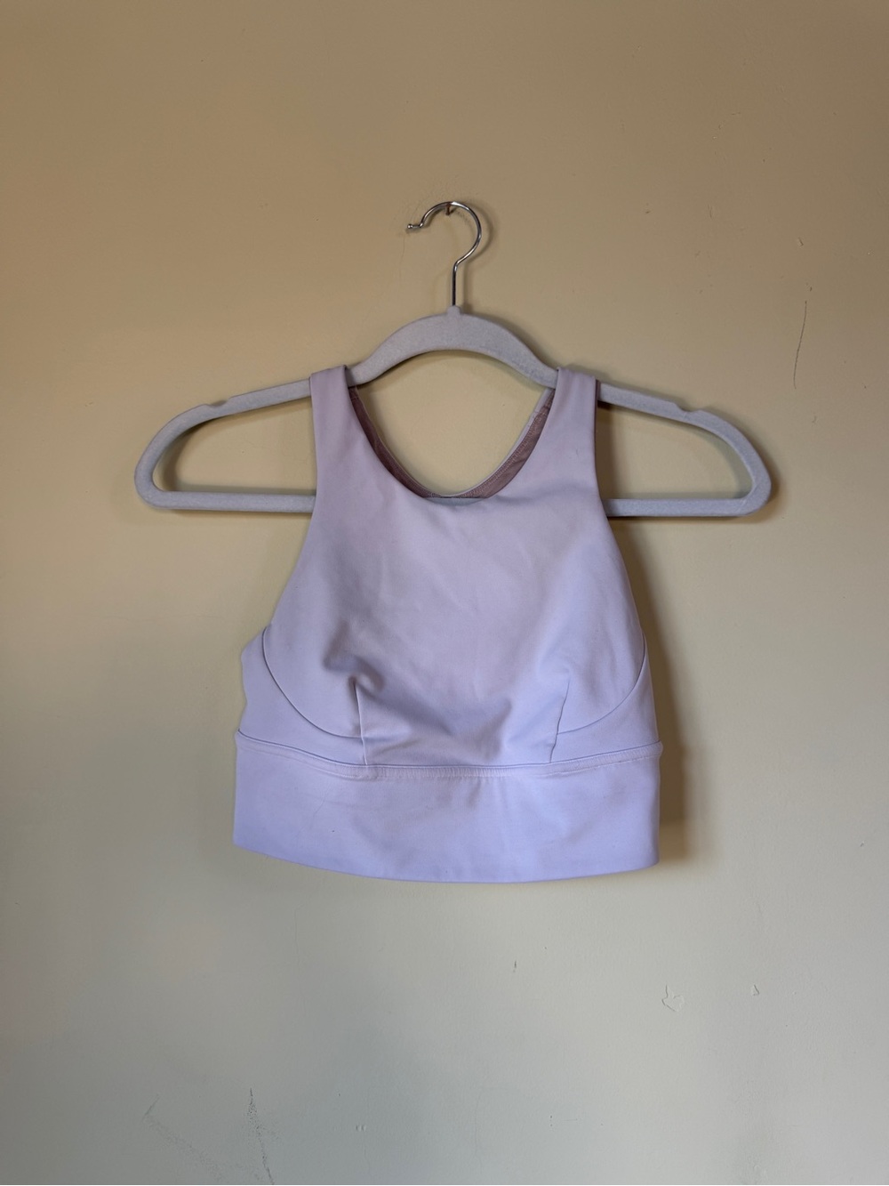 Lululemon Grey High-Neck Sports Bra